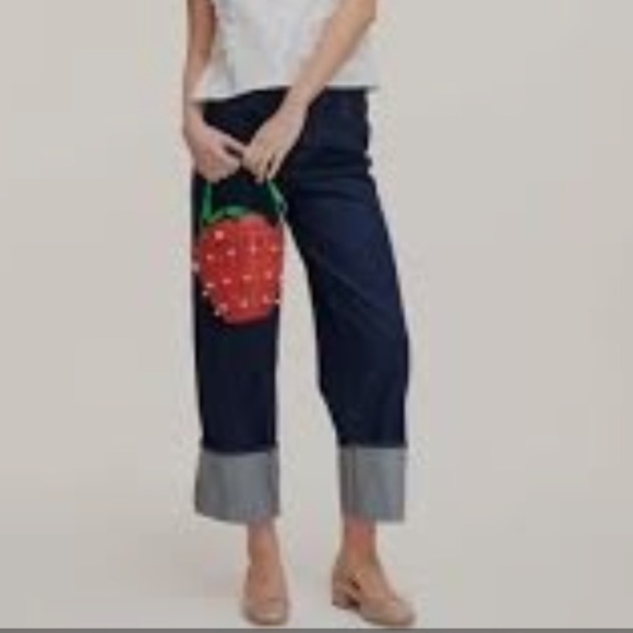 Kate Spade x Target Strawberry Bucket Bag Tote - Picture 5 of 5